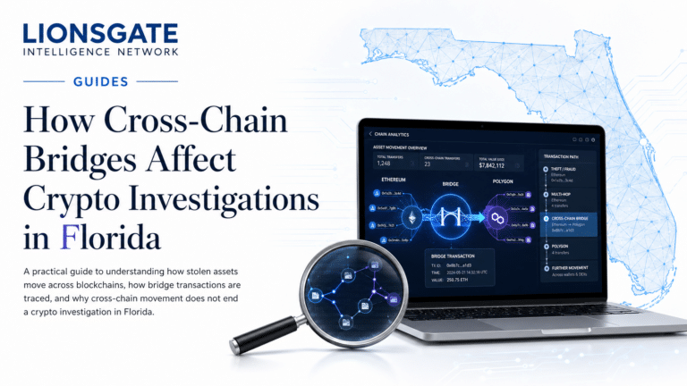 Cross-Chain Crypto Investigation Florida